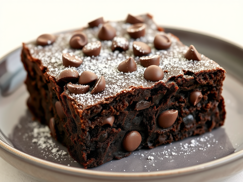 High Protein Chocolate Fudge Brownies
